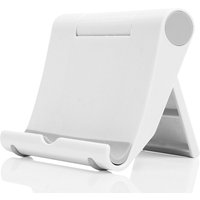 BEBUSINGOTO Verstellbarer Handyständer für den Schreibtisch, Handyhalter, kompatibel mit den meisten iPhones, Samsung und anderen Smartphones – Weiß BEBUSINGOTO Verstellbarer Handyständer für den Schreibtisch, Handyhalter, kompatibel mit den meisten iPhones, Samsung und anderen Smartphones – Weiß von BEBUSINGOTO
