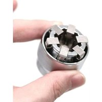 BEBUSINGOTO Verstellbarer Universal-Steckschlüssel, Adaptiver Mehrantriebsschlüssel, Adaptiver Steckschlüssel, Mehrbohraufsatz, von BEBUSINGOTO