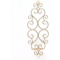 BEBUSINGOTO Wandleuchter aus Eisen, 1 Set hängende Wandkerzenhalter, dekorative Wandleuchten für Schlafzimmer, Esszimmer, Wohnzimmer, Badezimmer von BEBUSINGOTO