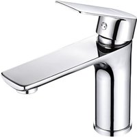 BEBUSINGOTO Waschtischmischer - Einhebel-Badezimmerarmatur, Geräuscharme Keramik-Waschtischarmaturen zum Herausziehen, Chrom-Finish, Silber BEBUSINGOTO Waschtischmischer - Einhebel-Badezimmerarmatur, Geräuscharme Keramik-Waschtischarmaturen zum Herausziehen, Chrom-Finish, Silber von BEBUSINGOTO