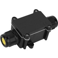 BEBUSINGOTO Wasserdichter Außenschaltkasten IP68, 2-Wege-wasserdichte Anschlussdose, Anschlussdose Kabelverbinder Anschlussdose für Kabel von BEBUSINGOTO