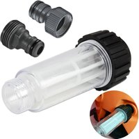 BEBUSINGOTO Wasserfilter für Hochdruckreiniger 3/4" Anschluss mit 2 Steckverschraubungen Anti-Sandfilter für Wasserpumpe Kompatibel mit Kärcher K2-K7 BEBUSINGOTO Wasserfilter für Hochdruckreiniger 3/4" Anschluss mit 2 Steckverschraubungen Anti-Sandfilter für Wasserpumpe Kompatibel mit Kärcher K2-K7 von BEBUSINGOTO