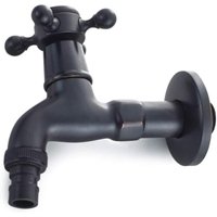 BEBUSINGOTO Wasserhahn für Waschmaschine aus Messing mit Auslauf für Spülbecken – antiker Wischmopp-Wasserhahn mit Kreuzgriff für Gartenwaschbecken BEBUSINGOTO Wasserhahn für Waschmaschine aus Messing mit Auslauf für Spülbecken – antiker Wischmopp-Wasserhahn mit Kreuzgriff für Gartenwaschbecken von BEBUSINGOTO