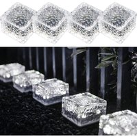 BEBUSINGOTO x 7 x 5 cm, 4er-Pack Solarsteine mit kaltweißem Licht, PVC-Solarsteine mit Lichtsensor, Ein-/Aus-Solarleuchten für Einfahrt, Rasen usw. BEBUSINGOTO x 7 x 5 cm, 4er-Pack Solarsteine mit kaltweißem Licht, PVC-Solarsteine mit Lichtsensor, Ein-/Aus-Solarleuchten für Einfahrt, Rasen usw. von BEBUSINGOTO