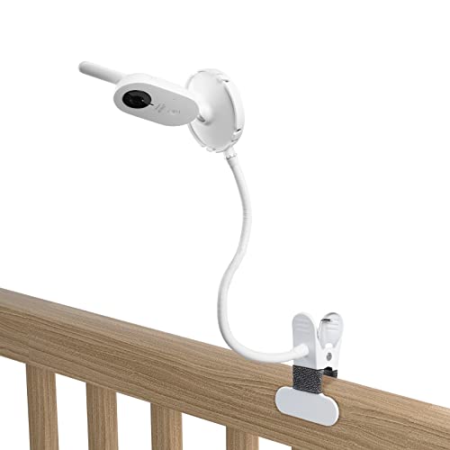 BECEMURU Flexible Twist-Klemmhalterung mit 1/4-Schraubenanschluss Dock kompatibel mit Philips Avent SCD843/26, SCD833/26, SCD630/26 Video-Babyphone,Video Babyphone Kamera Mount Halterung Stand von BECEMURU