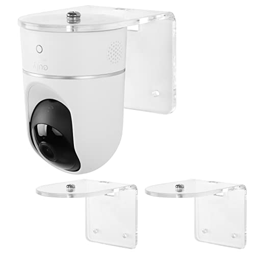 BECEMURU Wandhalterung, Acryl-Oberfräsenschutz, kompatibel mit EufyCam P22/P24/2K Überwachungskamera (2 Stück) von BECEMURU