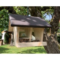 Futterhäuschen Für Gartenvögel Mit Aufklappbarem Dach Zum Unkomplizierten Einfüllen Des Futters Und Wettergeschütztem Futterfach von BECKunicum