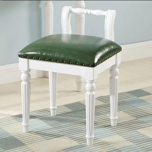 BEDOIN Ankleidehocker, Ankleidehocker Schminktischstuhl Eleganter Retro Massivholz-Stoff Weichpackung Quadratischer Hocker Retro Prinzessinnen-Hocker 3 BEDOIN Ankleidehocker, Ankleidehocker Schminktischstuhl Eleganter Retro Massivholz-Stoff Weichpackung Quadratischer Hocker Retro Prinzessinnen-Hocker 3 von BEDOIN