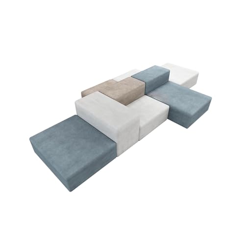 BEDOIN Bank Hall Sofa, spezielle Form Couches Kombination für Business Hall Erholungsbereich Halle D von BEDOIN