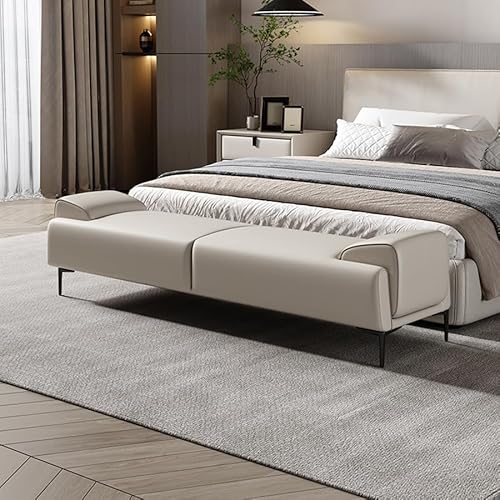 BEDOIN Bettbank, gepolsterter Fußhocker, Leder-Fußhocker mit Armlehnen, Fußhocker für Wohnzimmer, Fußstütze, gepolsterter Fußhocker, Sofa, Hocker, Bettstufe, C-2,0 m BEDOIN Bettbank, gepolsterter Fußhocker, Leder-Fußhocker mit Armlehnen, Fußhocker für Wohnzimmer, Fußstütze, gepolsterter Fußhocker, Sofa, Hocker, Bettstufe, C-2,0 m von BEDOIN