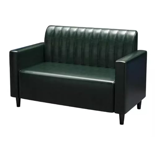 BEDOIN Café-/Bar-Lounge-Tische und -Stühle, Kombi-Bar, westliche Küche, Barbecue, Milchtee-Shop-Sofa, Retro-lässige Esskabine, für Küchen-Café-Fenster 1.8M A (Dark Green) von BEDOIN