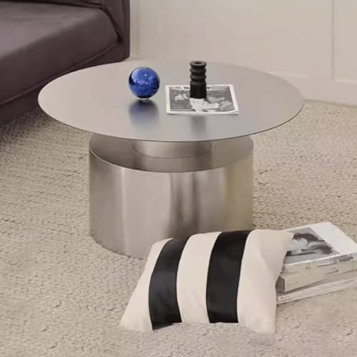 BEDOIN Couchtisch aus Edelstahl, runder Kombi-Couchtisch, Wohnzimmer, kreativ, modisch, einfacher Haushaltsschreibtisch, L BEDOIN Couchtisch aus Edelstahl, runder Kombi-Couchtisch, Wohnzimmer, kreativ, modisch, einfacher Haushaltsschreibtisch, L von BEDOIN