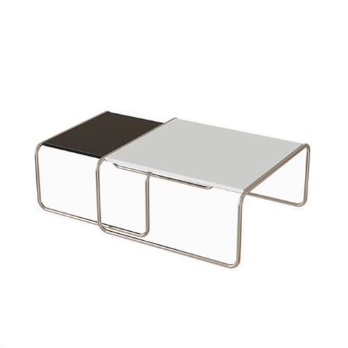 BEDOIN Einfaches Set mit mehreren Couchtischen aus Edelstahl mit Arbeitsplatte aus gehärtetem Glas, Haushaltskombination, Wohnzimmer, Balkon BEDOIN Einfaches Set mit mehreren Couchtischen aus Edelstahl mit Arbeitsplatte aus gehärtetem Glas, Haushaltskombination, Wohnzimmer, Balkon von BEDOIN