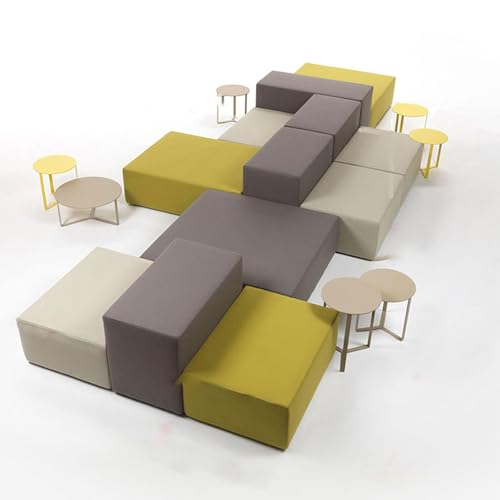 BEDOIN Erholungsbereich Sofa, Bibliothek Bank Verhandlungen Empfang Quadratisch Büro Couches Kombination B von BEDOIN