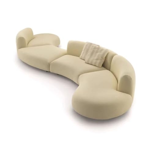 BEDOIN Mehrplatziges Geschwungenes Polstersofa, Ergonomisches Komfort-Plüschstoff-Sofaset Ohne Montage Erforderlich, Inklusive Kissen Und Aufbewahrungsregalen, Für Wohnzimmer, Apartment 240+240cm BEDOIN Mehrplatziges Geschwungenes Polstersofa, Ergonomisches Komfort-Plüschstoff-Sofaset Ohne Montage Erforderlich, Inklusive Kissen Und Aufbewahrungsregalen, Für Wohnzimmer, Apartment 240+240cm von BEDOIN