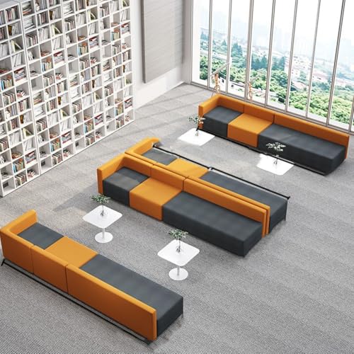 BEDOIN Modisches Patchwork-Sofa, extra große modulare Sofas, Couch- und Couchtisch-Set, Massivholzrahmen, für Trainingseinrichtung, Elternruhe und Wartebereich, orange, 340 x 340 cm BEDOIN Modisches Patchwork-Sofa, extra große modulare Sofas, Couch- und Couchtisch-Set, Massivholzrahmen, für Trainingseinrichtung, Elternruhe und Wartebereich, orange, 340 x 340 cm von BEDOIN