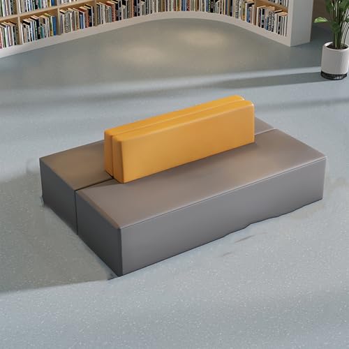 BEDOIN Modulares Couch-Sofa, Doppelseitige Sofas Rücken an Rücken, Freizeit-Büro-Sofaset, Leicht Zu Reinigen Und Zusammenzubauen, Für Bank/Geschäftsfoyer/Bekleidungsgeschäft 1.5M von BEDOIN