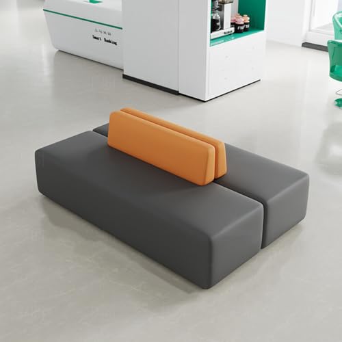 BEDOIN Modulares Couch-Sofa, Doppelseitige Sofas Rücken an Rücken, Freizeit-Büro-Sofaset, Leicht Zu Reinigen Und Zusammenzubauen, Für Bank/Geschäftsfoyer/Bekleidungsgeschäft 1.8M von BEDOIN