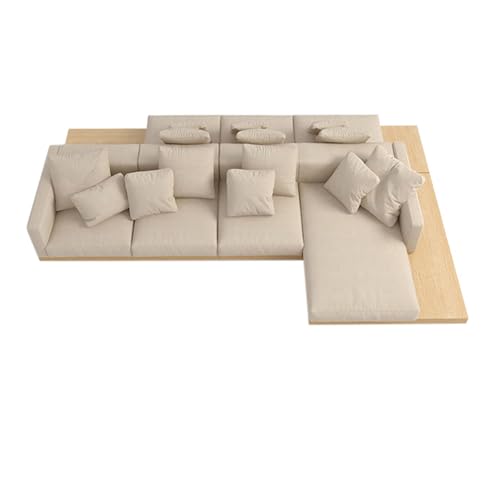 BEDOIN Modulares Kombinations-Polstersofa, tiefer Sitz, bequeme Wolkencouch, Memory-Schaum, Daunenfüllung, umwandelbare Couch, tiefer Sitz, für Wohnzimmer, Büro, Wohnung, 392 x 222 cm BEDOIN Modulares Kombinations-Polstersofa, tiefer Sitz, bequeme Wolkencouch, Memory-Schaum, Daunenfüllung, umwandelbare Couch, tiefer Sitz, für Wohnzimmer, Büro, Wohnung, 392 x 222 cm von BEDOIN