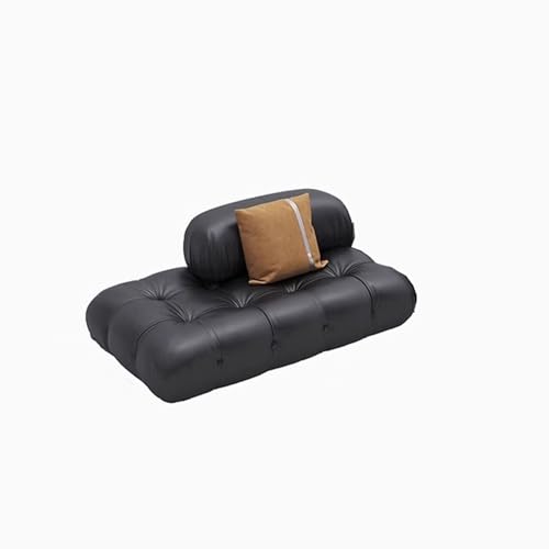 BEDOIN Modulares Sektionalsofa, Büro, extra tiefer Sitz, ergonomische Unterstützung, hochelastische Kissen, Zuhause und Business, Mehrsitzer, Ledersofas, schwarz, 150 x 90 cm BEDOIN Modulares Sektionalsofa, Büro, extra tiefer Sitz, ergonomische Unterstützung, hochelastische Kissen, Zuhause und Business, Mehrsitzer, Ledersofas, schwarz, 150 x 90 cm von BEDOIN