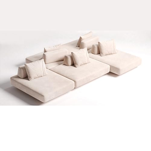 BEDOIN Modulares Sofa ohne Armlehnen, bewegliche Rückenlehne, riesiges Plus umwandelbare weiche Couch, bequeme gepolsterte Sektionalcouches, für Wohnzimmer, Büro, Wohnung, 240 x 340 cm BEDOIN Modulares Sofa ohne Armlehnen, bewegliche Rückenlehne, riesiges Plus umwandelbare weiche Couch, bequeme gepolsterte Sektionalcouches, für Wohnzimmer, Büro, Wohnung, 240 x 340 cm von BEDOIN