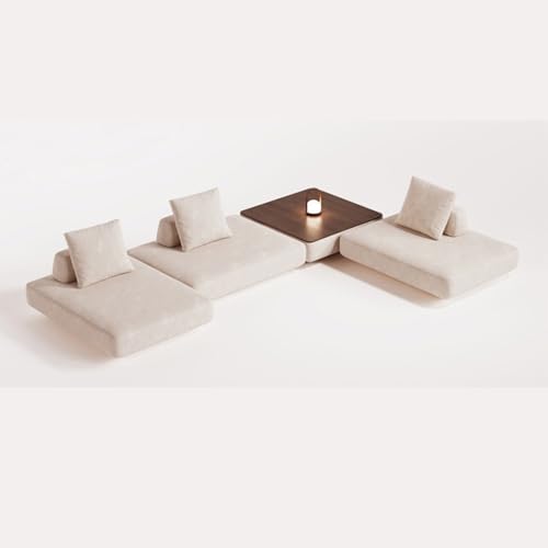 BEDOIN Modulares Sofa ohne Armlehnen, bewegliche Rückenlehne, riesiges Plus umwandelbare weiche Couch, bequeme gepolsterte Sektionalcouches, für Wohnzimmer, Büro, Wohnung, 340 cm BEDOIN Modulares Sofa ohne Armlehnen, bewegliche Rückenlehne, riesiges Plus umwandelbare weiche Couch, bequeme gepolsterte Sektionalcouches, für Wohnzimmer, Büro, Wohnung, 340 cm von BEDOIN