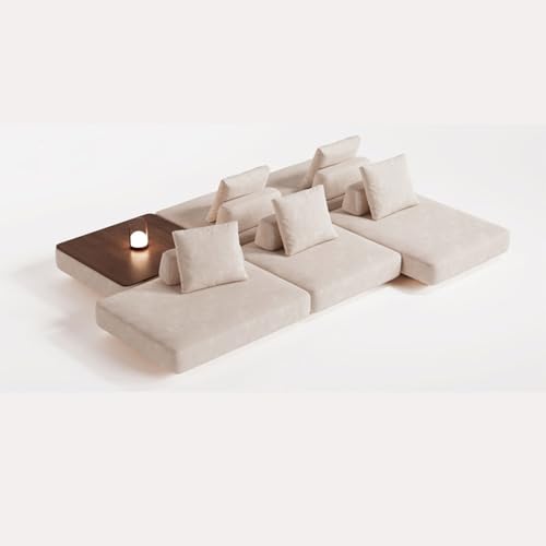 BEDOIN Modulares Sofa ohne Armlehnen, bewegliche Rückenlehne, riesiges Plus umwandelbare weiche Couch, bequeme gepolsterte Sektionalcouches, für Wohnzimmer, Büro, Wohnung, 340 x 240 cm BEDOIN Modulares Sofa ohne Armlehnen, bewegliche Rückenlehne, riesiges Plus umwandelbare weiche Couch, bequeme gepolsterte Sektionalcouches, für Wohnzimmer, Büro, Wohnung, 340 x 240 cm von BEDOIN