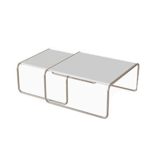 BEDOIN Schlichtes Set mit mehreren Couchtischen aus Edelstahl mit Arbeitsplatte aus gehärtetem Glas, Haushaltskombination, Wohnzimmer, Balkon BEDOIN Schlichtes Set mit mehreren Couchtischen aus Edelstahl mit Arbeitsplatte aus gehärtetem Glas, Haushaltskombination, Wohnzimmer, Balkon von BEDOIN