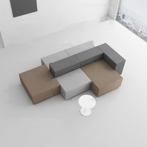 BEDOIN Schlichtes quadratisches Sofa-Set, Bürokarten-Sitzsofa, Business-Meeting-Sofas, flexible Sitzgelegenheit, für Hotel, Kindergärten, Trainingseinrichtungen, Lobby-Lounge, Wartebereich, mehrfarbig BEDOIN Schlichtes quadratisches Sofa-Set, Bürokarten-Sitzsofa, Business-Meeting-Sofas, flexible Sitzgelegenheit, für Hotel, Kindergärten, Trainingseinrichtungen, Lobby-Lounge, Wartebereich, mehrfarbig von BEDOIN