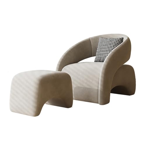 BEDOIN Sofa-Stuhl, Einzel-Sofastuhl im französischen Cremetone Nordic-Internetberühmtheit Wohnzimmer Fauler Sofa für kleine Apartments Designer-Einzelstuhl A BEDOIN Sofa-Stuhl, Einzel-Sofastuhl im französischen Cremetone Nordic-Internetberühmtheit Wohnzimmer Fauler Sofa für kleine Apartments Designer-Einzelstuhl A von BEDOIN