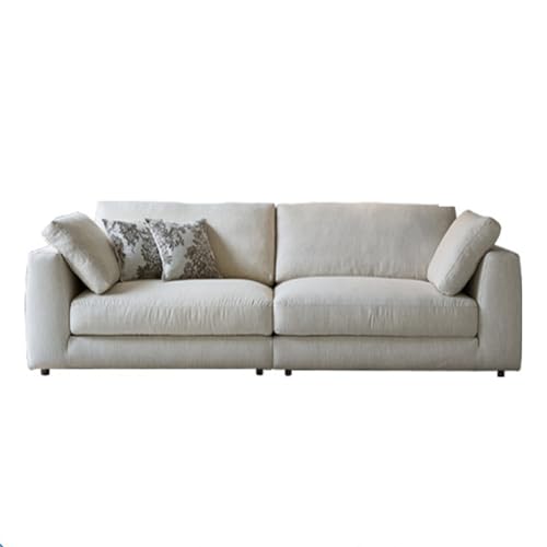 BEDOIN Sofa mit 3 Sets, Leinen-Kunststoff, tiefe Sitzcouches, bequemes Zweisitzer-Sofa für Wohnzimmer, Schlafzimmer, Konferenzraum, Wohnung, einfache Installation, 240 cm BEDOIN Sofa mit 3 Sets, Leinen-Kunststoff, tiefe Sitzcouches, bequemes Zweisitzer-Sofa für Wohnzimmer, Schlafzimmer, Konferenzraum, Wohnung, einfache Installation, 240 cm von BEDOIN