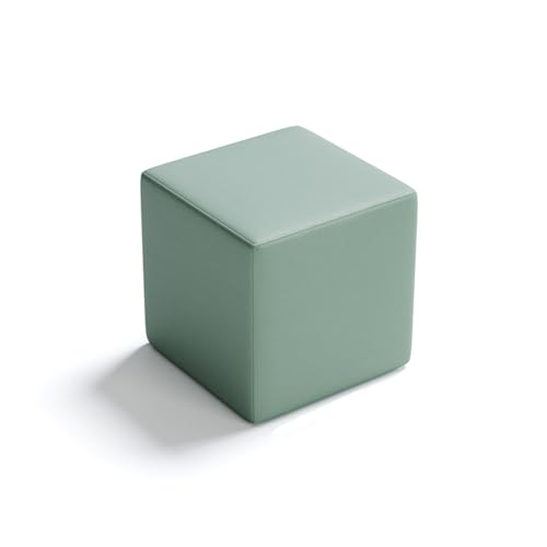 BEDOIN Strukturierter Würfelhocker, Schuhbank, Wartebänke für Empfang, platzsparender Wohnzimmer-Kombinationshocker, für Lobby, Büro, Bibliothek, Klassenzimmer oder Zuhause, 45 x 45 x 45 cm von BEDOIN