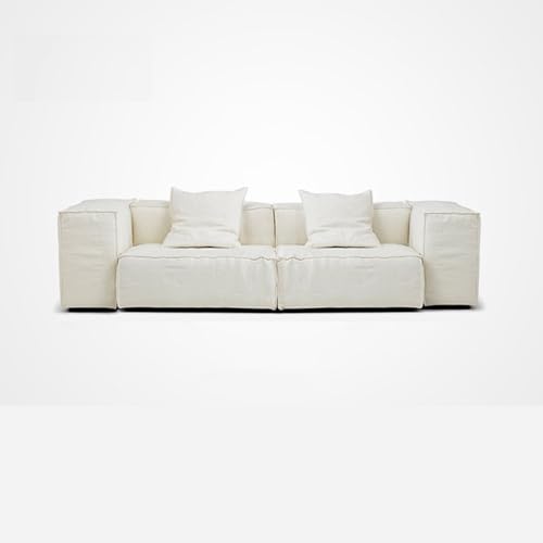 Chenille-modulares Sectional-Sofa, Cloud-Sectional-Couch, Tief Sitzende,wendbare Chaiselongues Mit Abnehmbarem Kissen Und Polstern,freie Kombination,für Wohnzimmer Und Schlafzimmer 275*106*64cm von BEDOIN