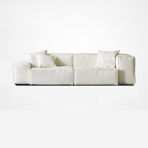 Chenille-modulares Sectional-Sofa, Cloud-Sectional-Couch, Tief Sitzende,wendbare Chaiselongues Mit Abnehmbarem Kissen Und Polstern,freie Kombination,für Wohnzimmer Und Schlafzimmer 286*106*64cm von BEDOIN