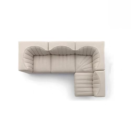 Französisches Vintage-Polstersofa, Eckenfreie Kombinationssitze, kompakter Raum, maßgeschneiderte Couch, hochdichter Schaumstoff, für Wohnzimmer und Heimdekoration, 240 x 156 x 68 cm Französisches Vintage-Polstersofa, Eckenfreie Kombinationssitze, kompakter Raum, maßgeschneiderte Couch, hochdichter Schaumstoff, für Wohnzimmer und Heimdekoration, 240 x 156 x 68 cm von BEDOIN