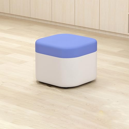 Langes Bürosofa Hocker, Bunte Lange Hocker, Hochstrukturierter Würfelhocker, Weiche Sitzfläche, Für Büro, Zuhause, Lounge Und Schulzimmer 50cm von BEDOIN