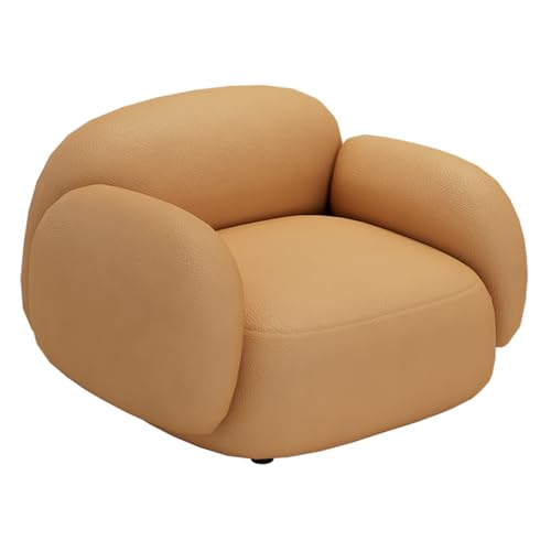 Modernes Zweisitzer-Sofa, bequeme gepolsterte minimalistische Couch und Massivholztisch, kleine Couches für kleine Räume, Wohnung, Büro, Wohnzimmer, Schlafzimmer, Schlafsaal D von BEDOIN
