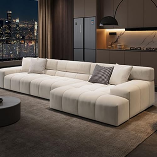Modulares Sektionalsofa, Wolken-Couch mit Kissen, L-förmiges Sofa für Wohnzimmer, Schlafzimmer, einfache Montage, D-1 von BEDOIN