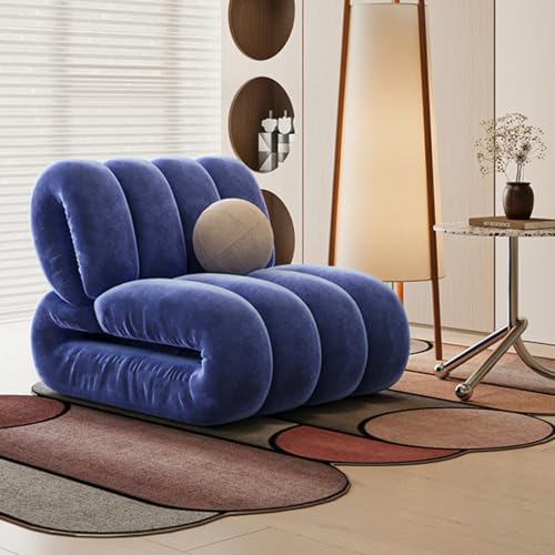 Sofastuhl, Einzelsofastuhl im mittelalterlichen Stil, moderner, einfacher Designer- und Kreativstuhl von Internet-Prominenz für das Wohnzimmer, den Balkon oder als Faule Freizeitliege C Sofastuhl, Einzelsofastuhl im mittelalterlichen Stil, moderner, einfacher Designer- und Kreativstuhl von Internet-Prominenz für das Wohnzimmer, den Balkon oder als Faule Freizeitliege C von BEDOIN