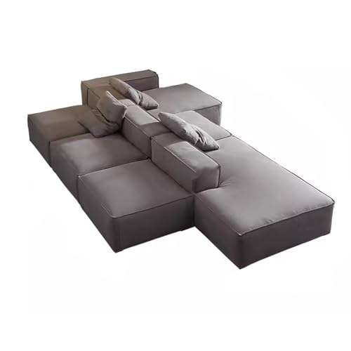Übergroßes Modulares Sectional-Sofa, Modulare Stoffsofas Mit Freier Kombination, Tief Sitzende, Bezogene Sofas Ohne Rückenlehne, Für Haus-, Büro- Und Wohnzimmer 353 * 230cm Übergroßes Modulares Sectional-Sofa, Modulare Stoffsofas Mit Freier Kombination, Tief Sitzende, Bezogene Sofas Ohne Rückenlehne, Für Haus-, Büro- Und Wohnzimmer 353 * 230cm von BEDOIN