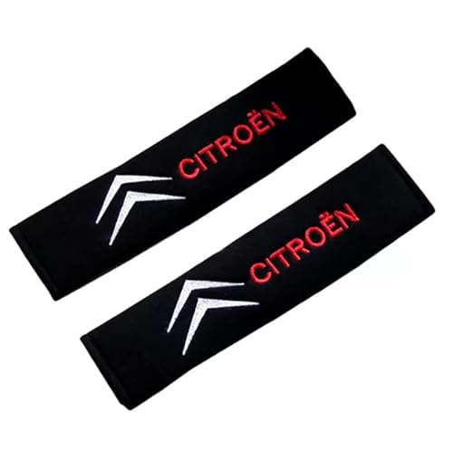 2 Stück Auto Gurtpolster, für Citroen C1 C2 C3 C4 C5 X C6 C8 C4L C3L C3-XR C-Elysee VTS Weicher Bequemer Auto Sicherheitsgurt Bezüge, Auto-Sicherheitsgurtbezug von BEDPET