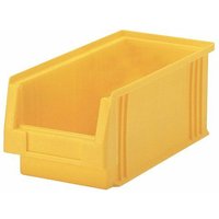Kunststoff-Sichtlagerkasten, gelb Maße in mm (BxTxH): 330 x 213 x 200 von BEDRUNKA+HIRTH