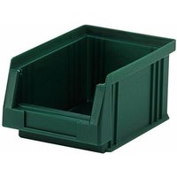 Kunststoff-Sichtlagerkasten, grün Maße in mm (BxTxH): 290 x 150 x 125 von BEDRUNKA+HIRTH