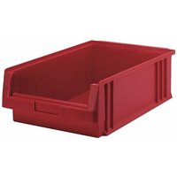 Bedrunka+hirth - Kunststoff-Sichtlagerkasten, rot Maße in mm (BxTxH): 164 x 105 x 75 von BEDRUNKA+HIRTH