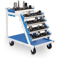 CNC-Transportwagen, inkl. 6 x CNC-Werkzeugaufnahmeträger 600 (wat) Maße in mm (BxTxH): 630 x 900 x 860 von BEDRUNKA+HIRTH