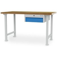 Bedrunka+hirth - Reihenwerkbank Breite 1500 mm, R18-24, Hängeschubladenblock, 1 x Schublade Maße in mm (BxTxH): 1500 x 750 x 859 von BEDRUNKA+HIRTH