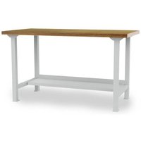 Reihenwerkbank Breite 2000 mm, 1 x Ablageboden halbe Tiefe Maße in mm (BxTxH): 2000 x 750 x 859 von BEDRUNKA+HIRTH