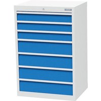 Schubladenschrank Tiefe 500, r 24-16, 7 x Schublade Maße in mm (BxTxH): 680 x 500 x 1019 von BEDRUNKA+HIRTH