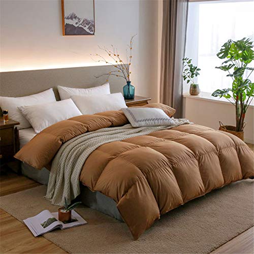 BEDSETS Bettdecke 150x200 cm 4 Jahreszeiten, Zertifiziert Atmungsaktive Schlafdecke, Super Weiche Kuschelige Steppdecke Atmungsaktiv & Wärmeausgleichend (Braun,150x200cm 2.5 kg) von BEDSETS