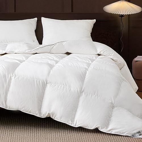 BEDSURE Daunendecke 135x200 Daunen Bettdecke - Warm Winterdecke 90% Daunen und 10% Federn 880 gr. Füllung, Federbettdecke with Öko-Tex, RDS in Deutschland, Waschbar Steppdecke Weiß BEDSURE Daunendecke 135x200 Daunen Bettdecke - Warm Winterdecke 90% Daunen und 10% Federn 880 gr. Füllung, Federbettdecke with Öko-Tex, RDS in Deutschland, Waschbar Steppdecke Weiß von BEDSURE